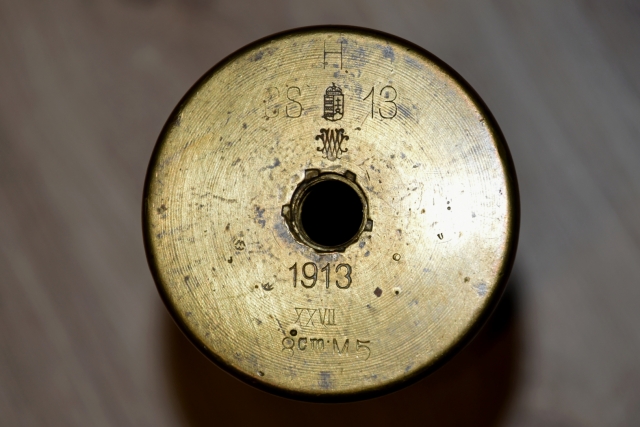 WM 5M 8cm 1913. tábori ágyú hüvelyek